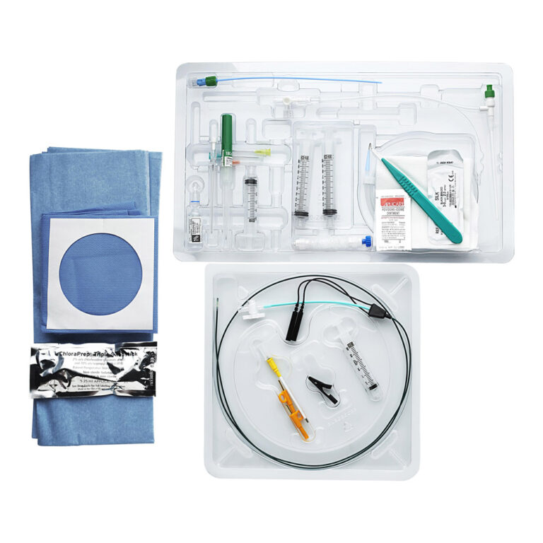 temporary pacing electrode tray